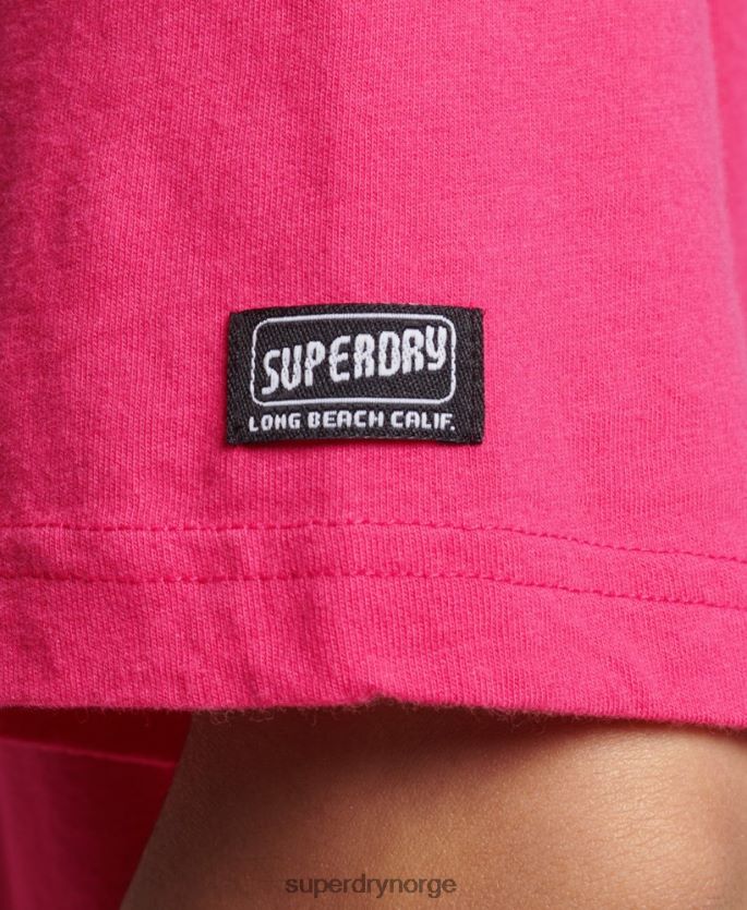 Superdry rosa klær 86P46D6198 vintage cali t-skjorte kvinner