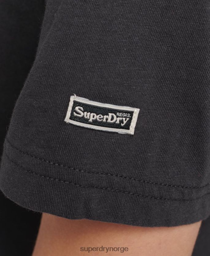 Superdry svart klær 86P46D2644 suika grafisk t-skjorte kvinner