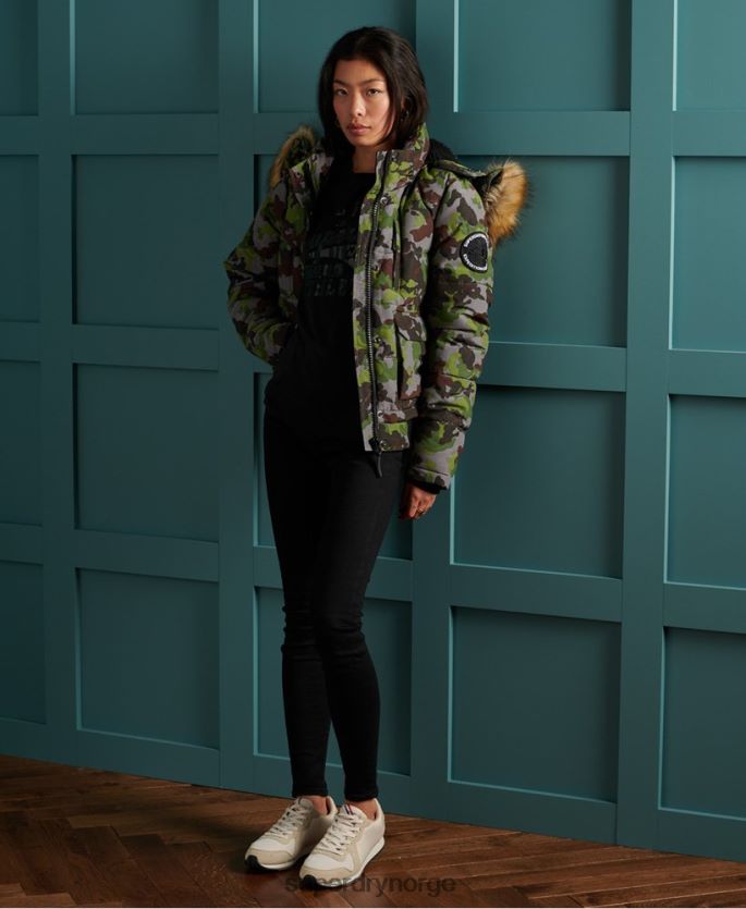 Superdry svart klær 86P46D2862 svart ut t-skjorte kvinner