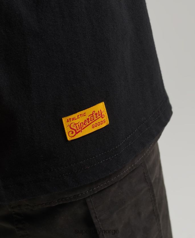 Superdry svart klær 86P46D6217 vintage collegiate t-skjorte kvinner