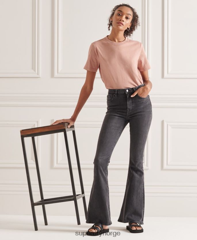 Superdry tan klær 86P46D2816 autentisk t-skjorte i økologisk bomull kvinner