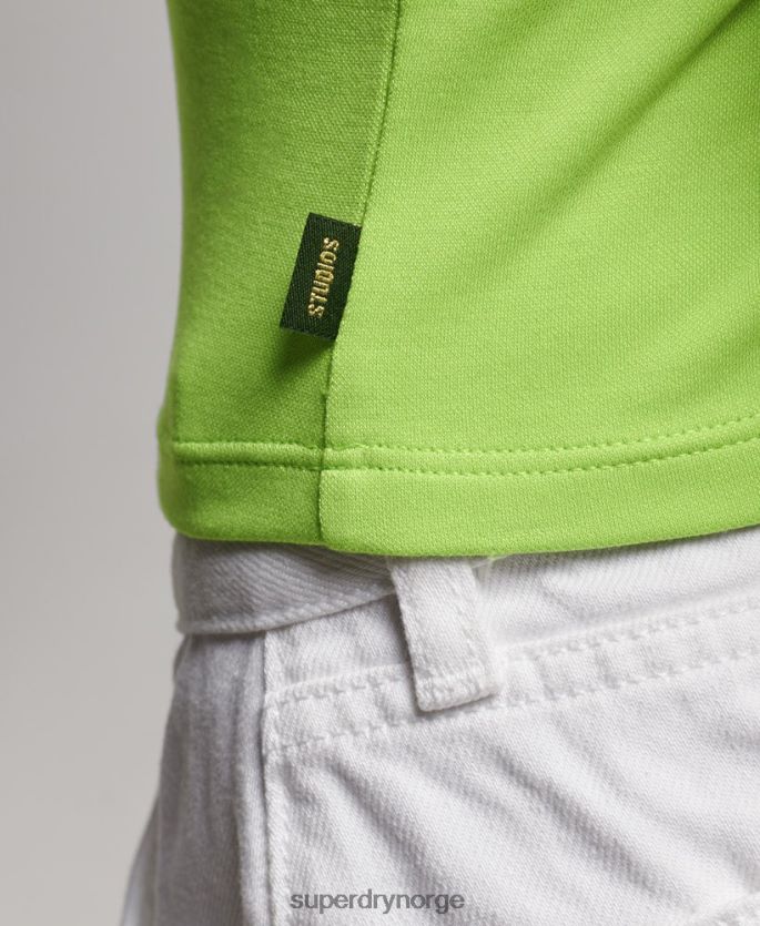 Superdry grønn klær 86P46D2982 studios jersey racer tank topp kvinner