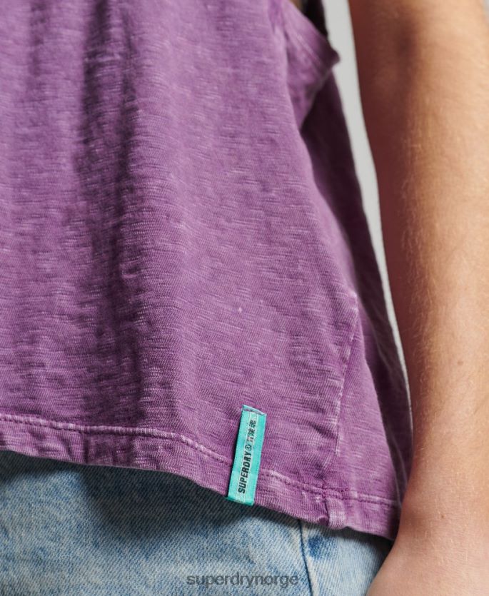 Superdry lilla klær 86P46D6693 vintage surf ranchero vest i økologisk bomull kvinner