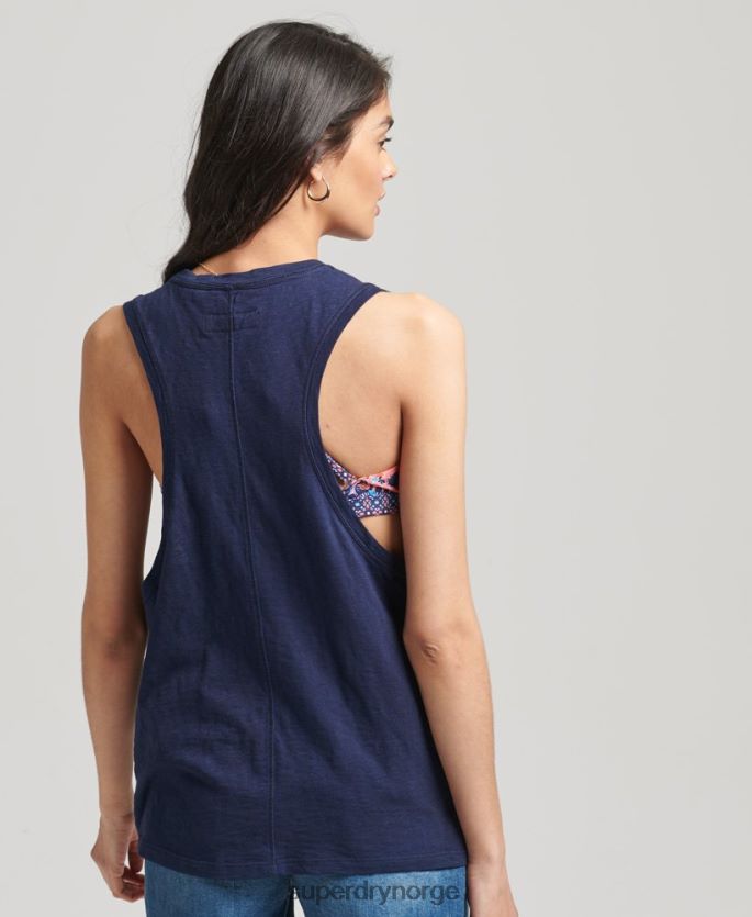 Superdry marinen klær 86P46D6768 vintage surf ranchero vest i økologisk bomull kvinner