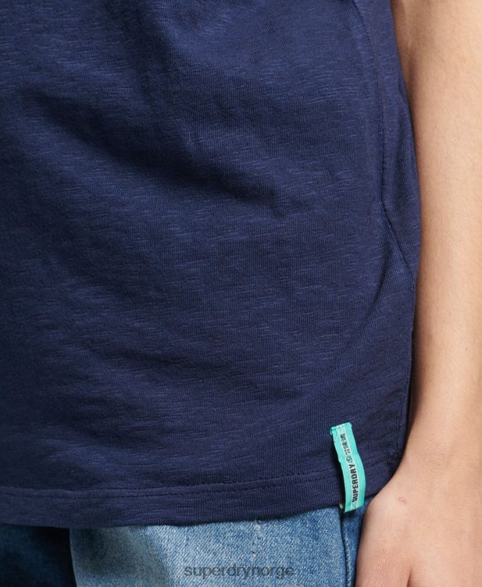 Superdry marinen klær 86P46D6768 vintage surf ranchero vest i økologisk bomull kvinner