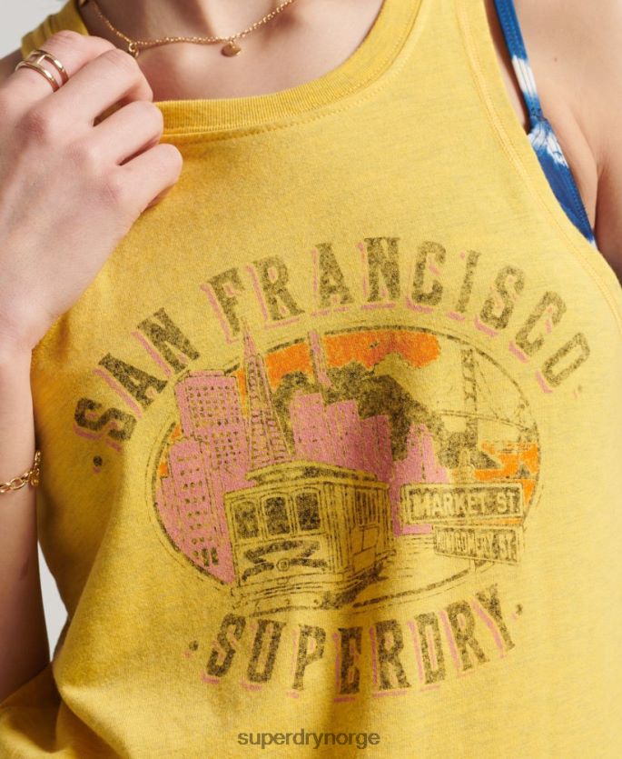 Superdry oransje klær 86P46D2199 vintage by suvenirvest kvinner