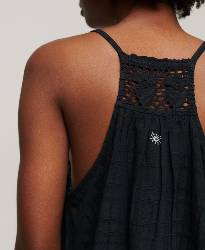 Superdry marinen klær 86P46D2893 vintage grime cami topp kvinner