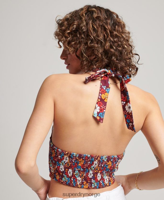 Superdry multi klær 86P46D3007 vintage grime topp kvinner