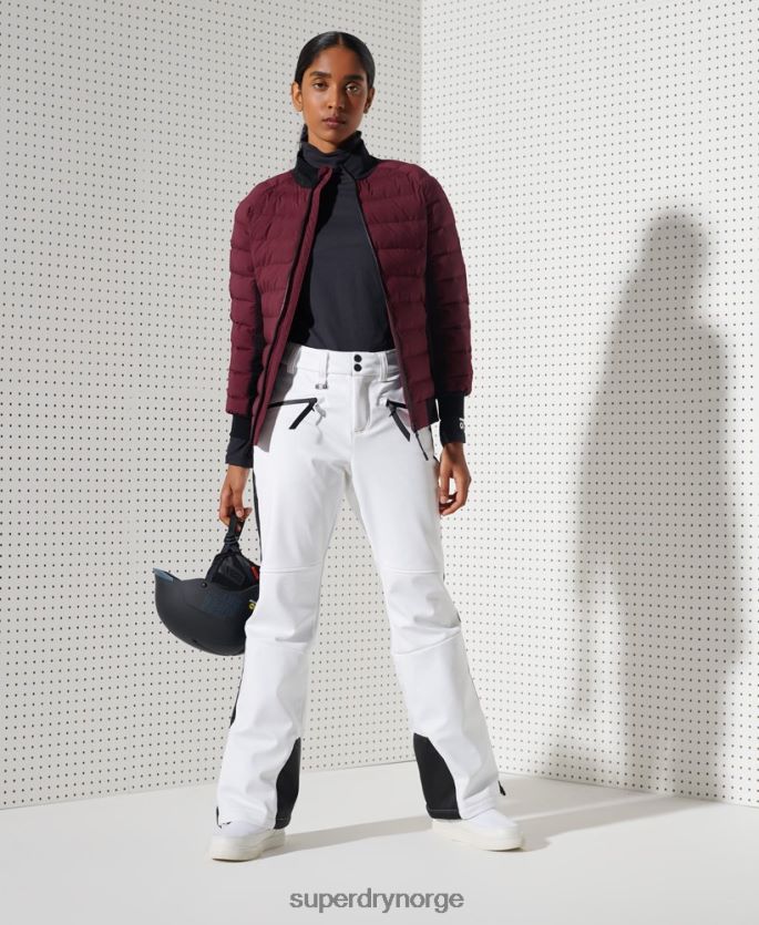 Superdry svart klær 86P46D3058 baselayer topp med rund hals i karbon kvinner