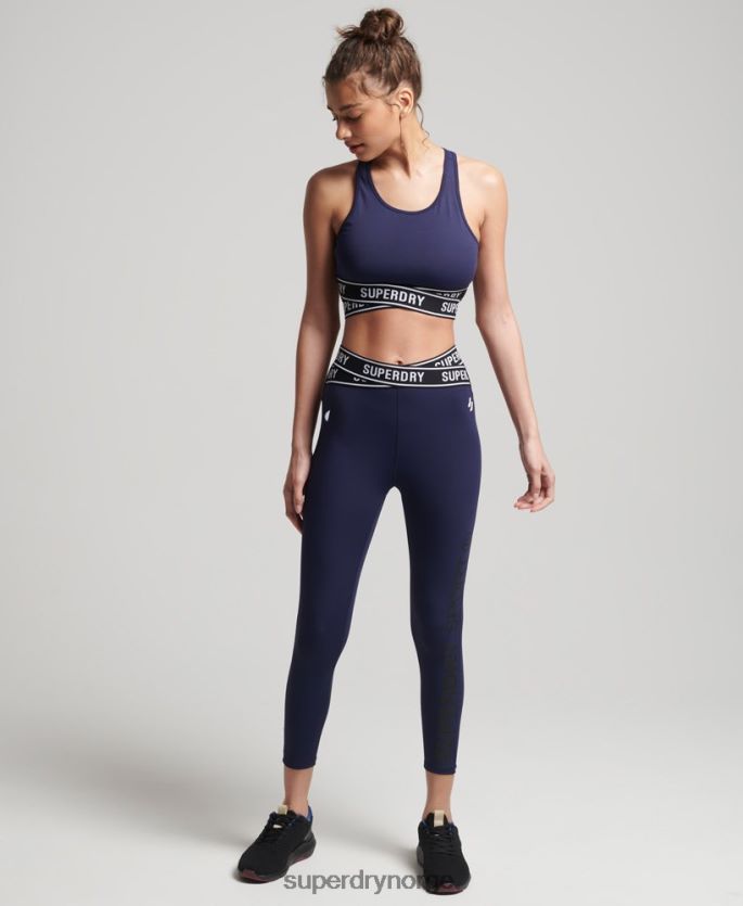 Superdry marinen klær 86P46D4202 trening core cross bh kvinner