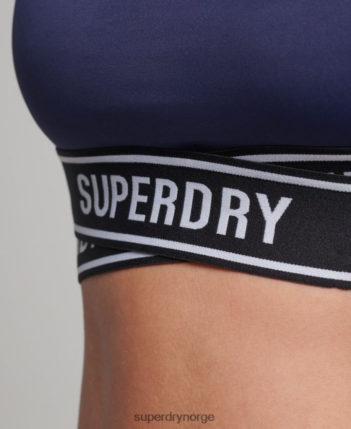 Superdry marinen klær 86P46D4202 trening core cross bh kvinner