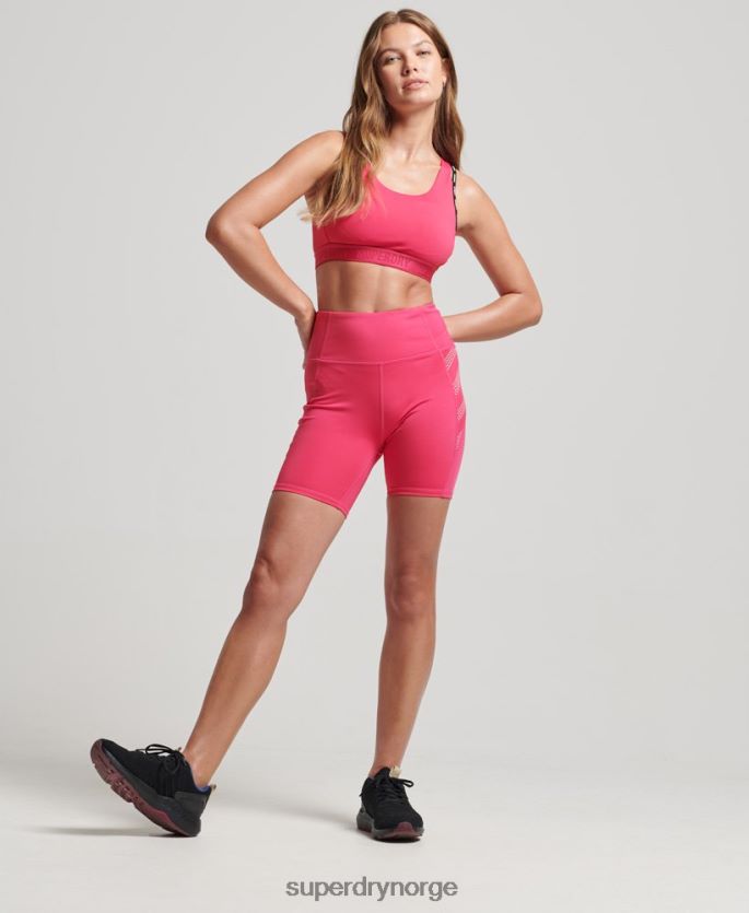 Superdry rosa klær 86P46D4182 elastisk bh av togmerket kvinner