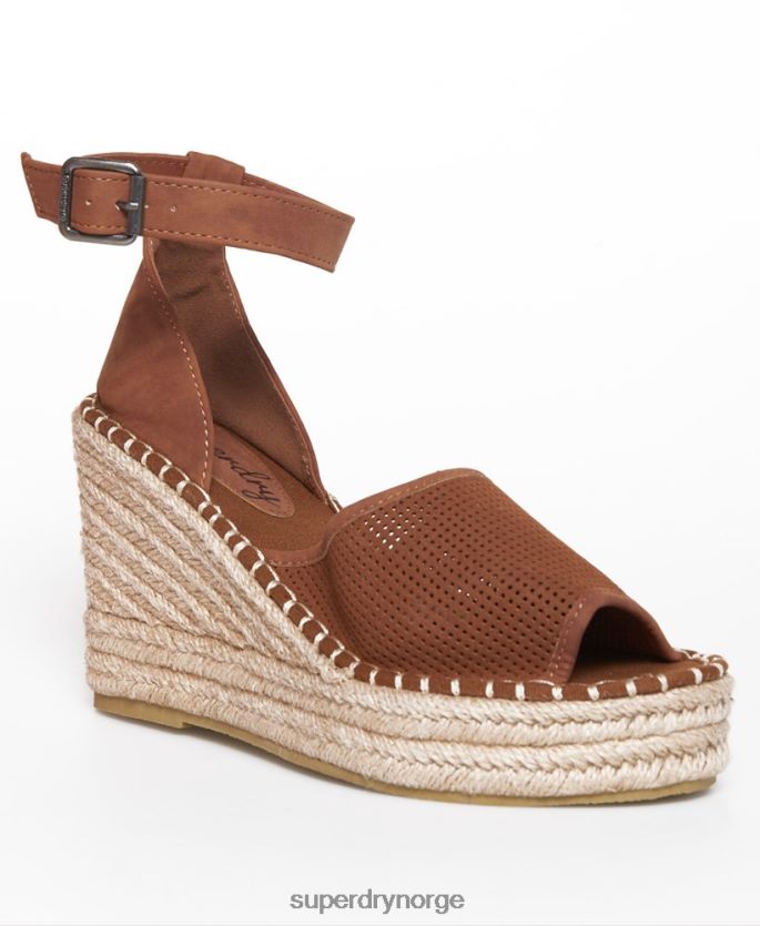 Superdry støvete sko 86P46D4432 anna wedge espadriller kvinner