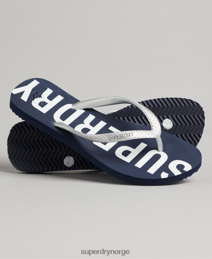 Superdry marinen sko 86P46D4412 kode essensielle flip flops kvinner