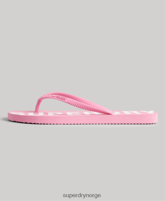 Superdry rosa sko 86P46D4366 kode kjerne sport flip flops kvinner