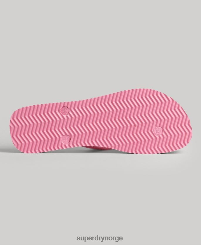 Superdry rosa sko 86P46D4366 kode kjerne sport flip flops kvinner