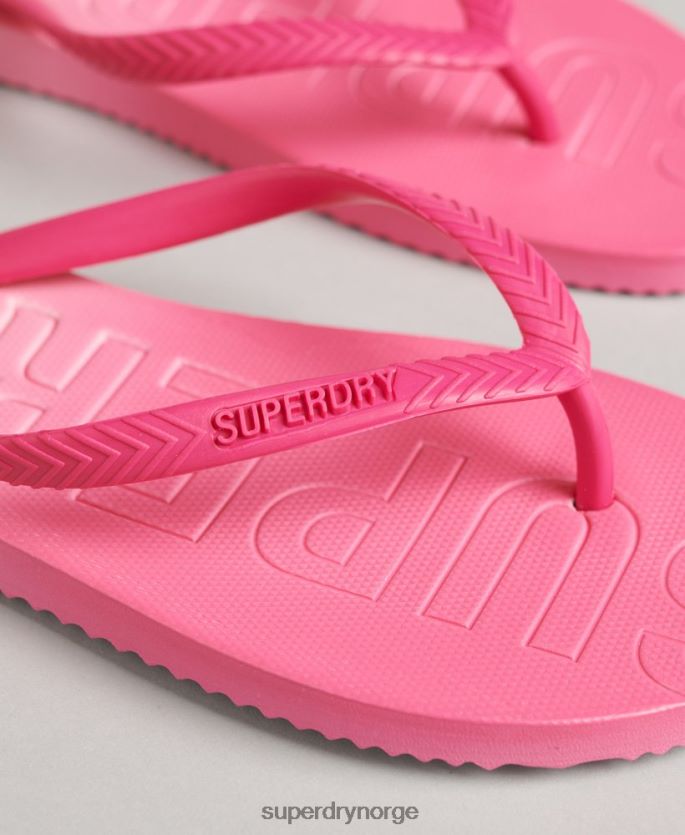Superdry rosa sko 86P46D6751 kode dip dye flip flops kvinner