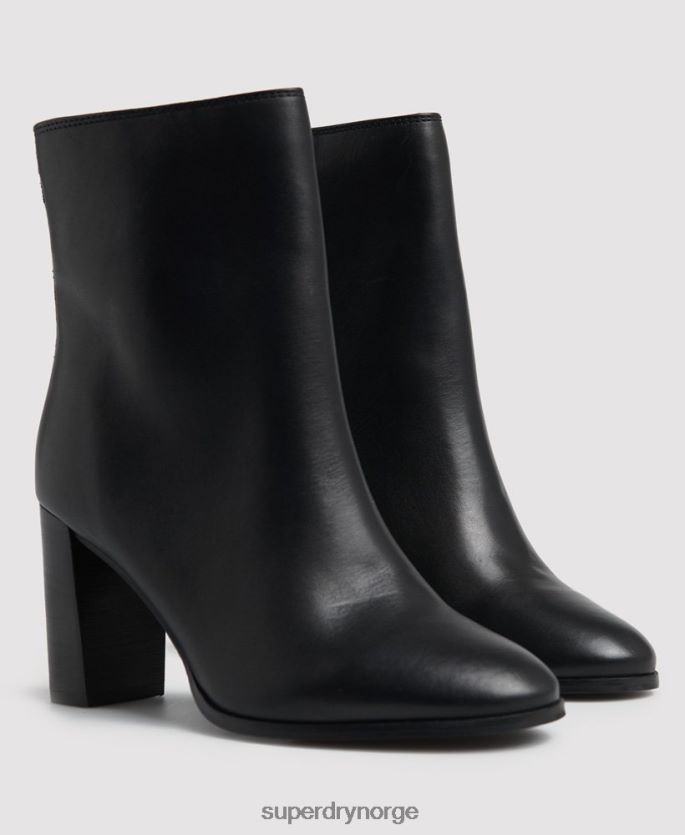 Superdry svart sko 86P46D4428 edit slanke høye støvler kvinner