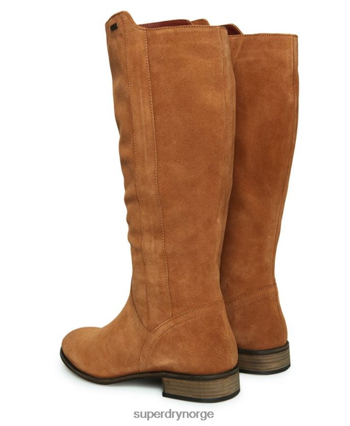 Superdry tan sko 86P46D4430 layla may høye støvler kvinner