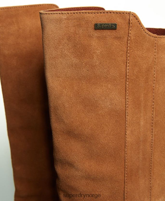 Superdry tan sko 86P46D4430 layla may høye støvler kvinner