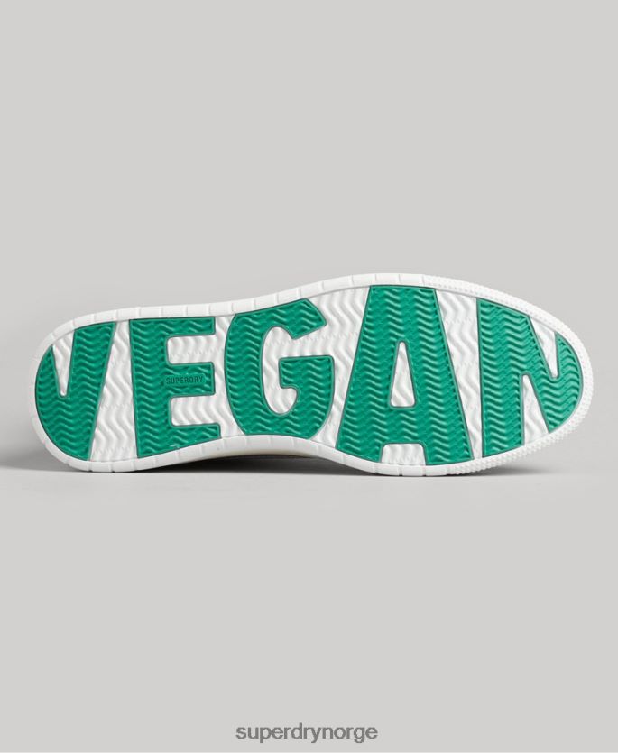 Superdry gul sko 86P46D4350 vintage veganske kurv høye joggesko kvinner