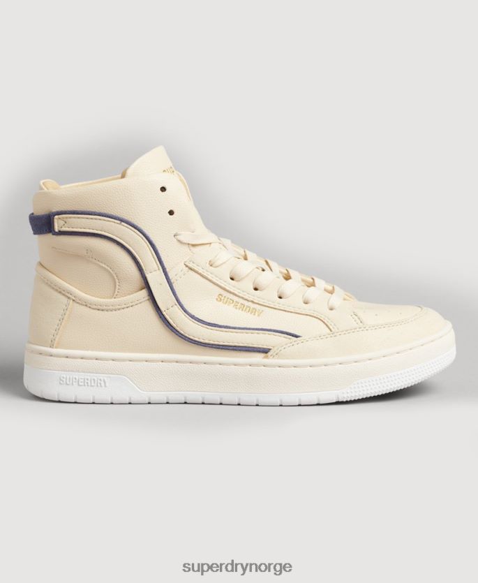 Superdry naken sko 86P46D6729 vintage veganske kurv høye joggesko kvinner