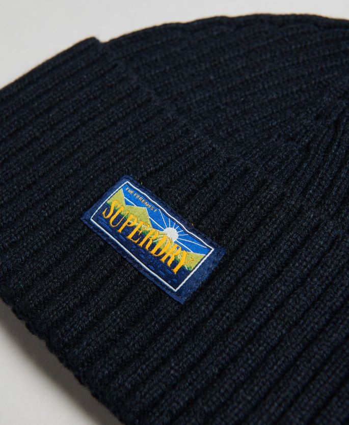 Superdry marinen tilbehør 86P46D1694 ullblanding radar beanie kvinner