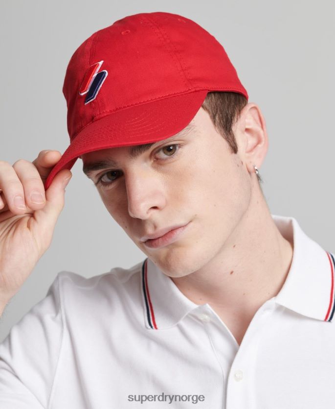 Superdry rød tilbehør 86P46D1760 viktig baseball cap kvinner