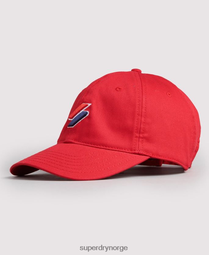 Superdry rød tilbehør 86P46D1760 viktig baseball cap kvinner
