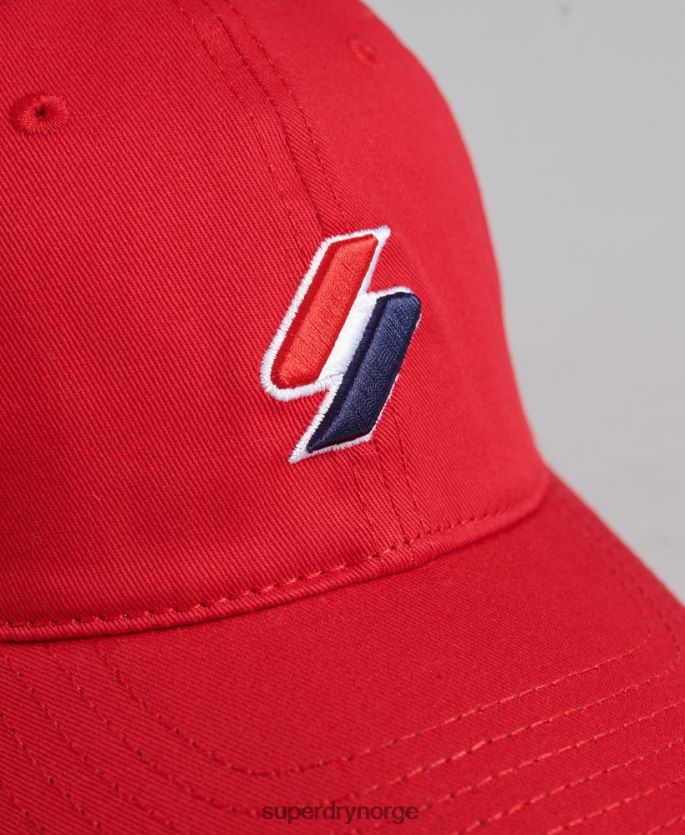 Superdry rød tilbehør 86P46D1760 viktig baseball cap kvinner