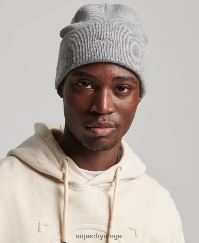 Superdry sølv tilbehør 86P46D1688 viktig logo lue kvinner