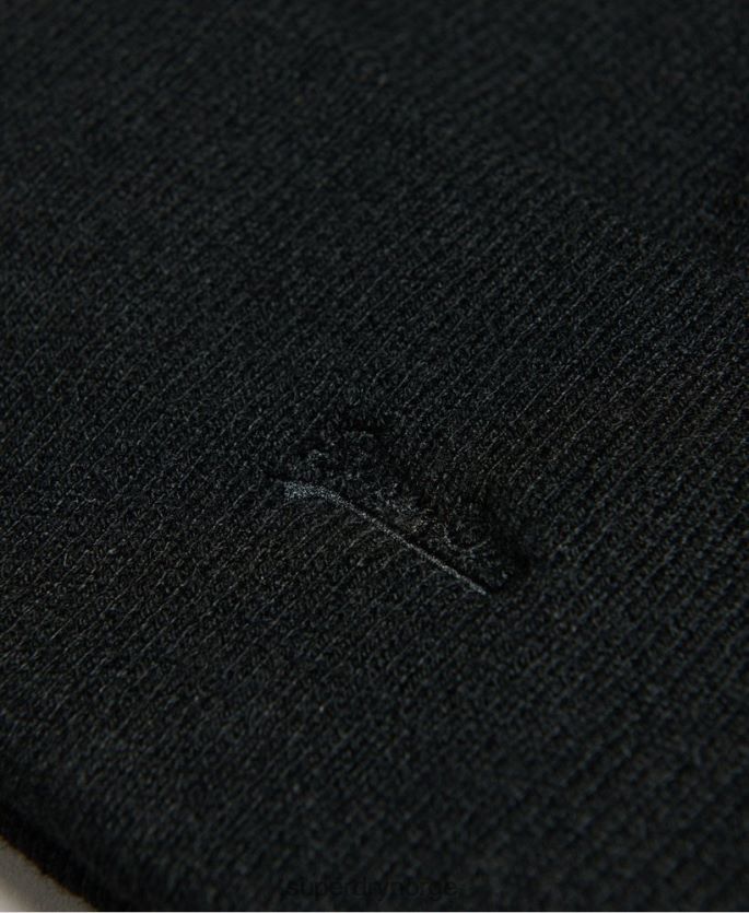 Superdry svart tilbehør 86P46D1685 viktig logo lue kvinner