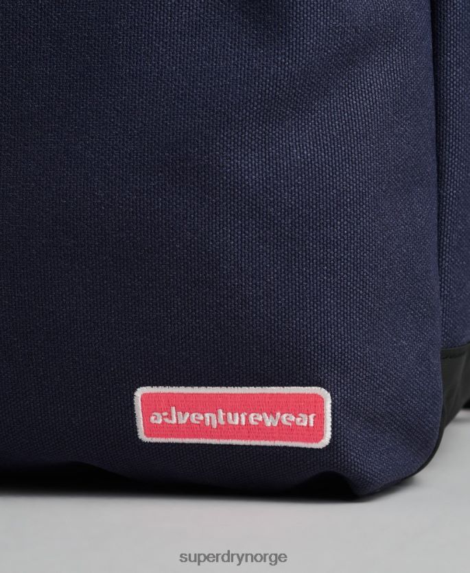 Superdry blå tilbehør 86P46D4343 vintage klassisk montana ryggsekk kvinner