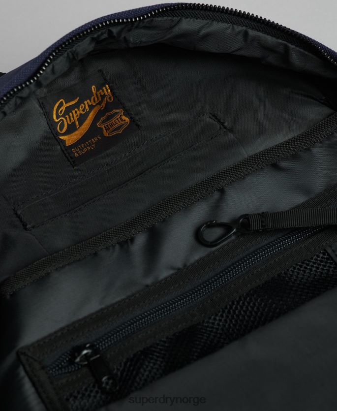 Superdry blå tilbehør 86P46D4343 vintage klassisk montana ryggsekk kvinner