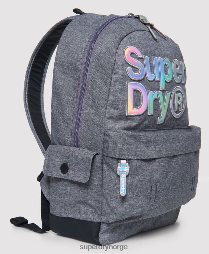Superdry grå tilbehør 86P46D4222 holo infill montana ryggsekk kvinner