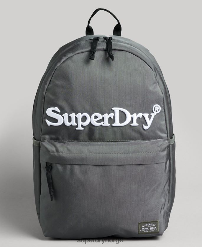 Superdry kaki tilbehør 86P46D1665 grafisk montana ryggsekk kvinner