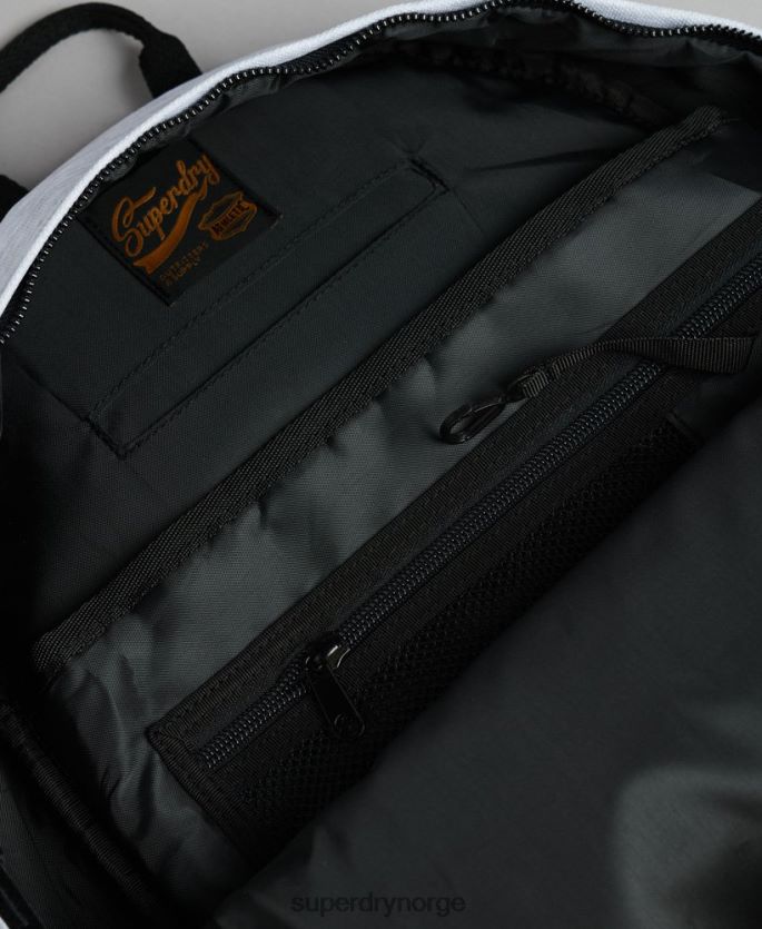 Superdry lysegrå tilbehør 86P46D1596 grafisk montana ryggsekk kvinner