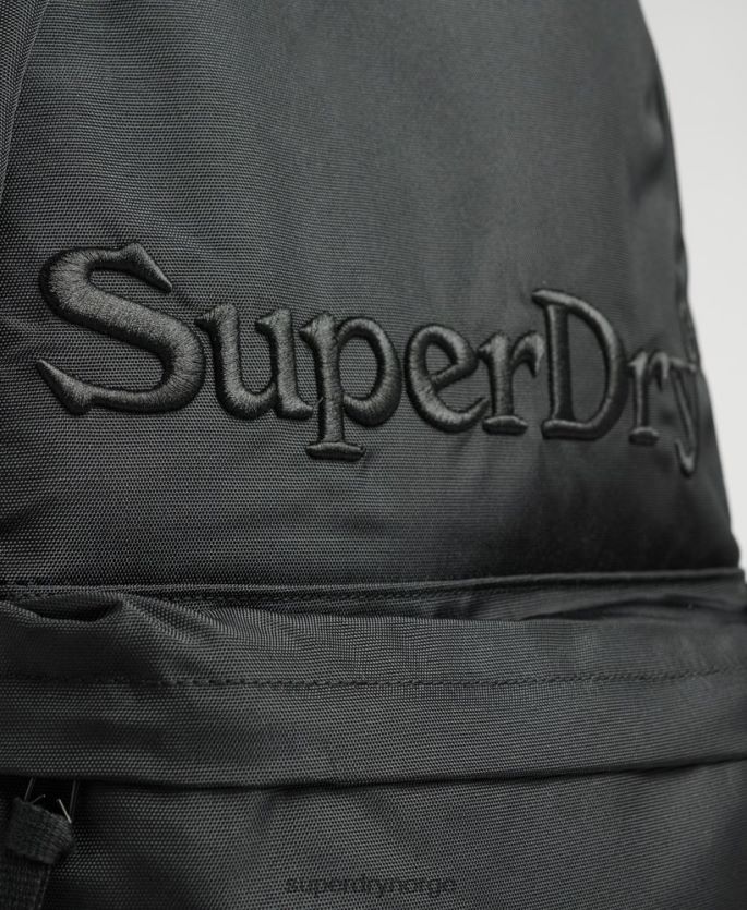 Superdry mørk grå tilbehør 86P46D1627 grafisk montana ryggsekk kvinner