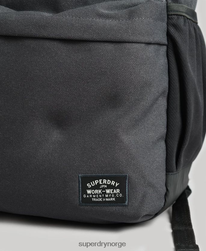 Superdry mørk grå tilbehør 86P46D1719 klassisk montana ryggsekk kvinner