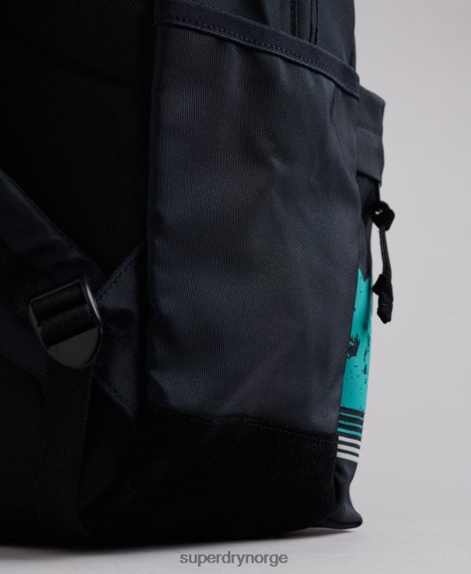 Superdry marinen tilbehør 86P46D1759 grafisk montana ryggsekk kvinner