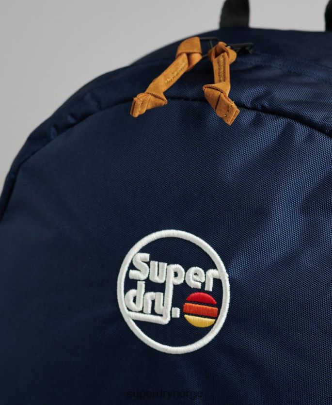 Superdry marinen tilbehør 86P46D1863 vintage mikrobrodert montana-ryggsekk kvinner