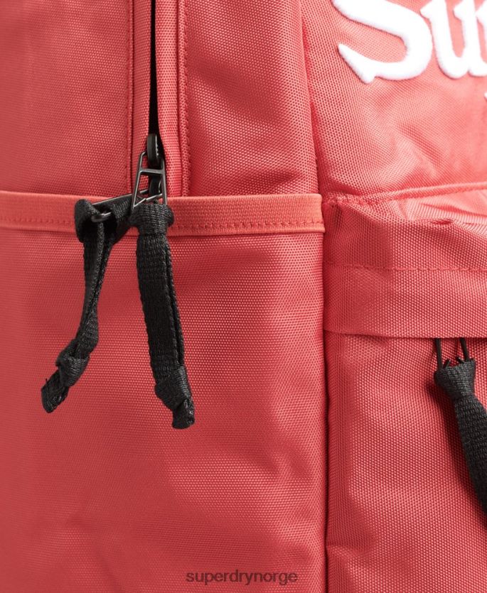 Superdry rød tilbehør 86P46D1737 grafisk montana ryggsekk kvinner