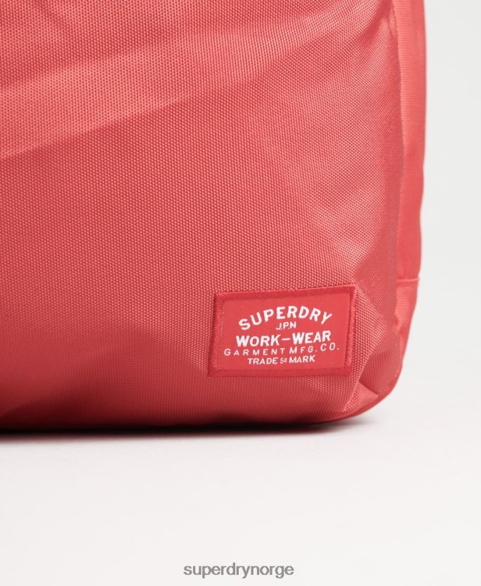 Superdry rød tilbehør 86P46D1737 grafisk montana ryggsekk kvinner