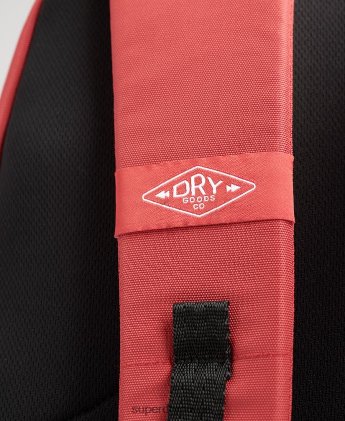 Superdry rød tilbehør 86P46D1737 grafisk montana ryggsekk kvinner