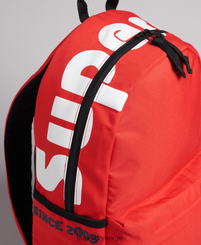 Superdry rød tilbehør 86P46D4273 vintage terreng montana ryggsekk kvinner