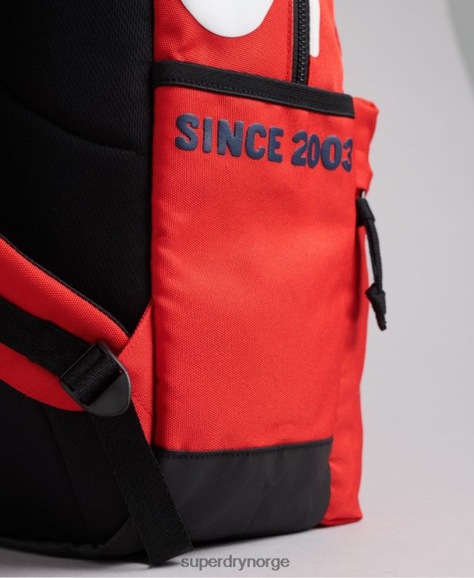 Superdry rød tilbehør 86P46D4273 vintage terreng montana ryggsekk kvinner