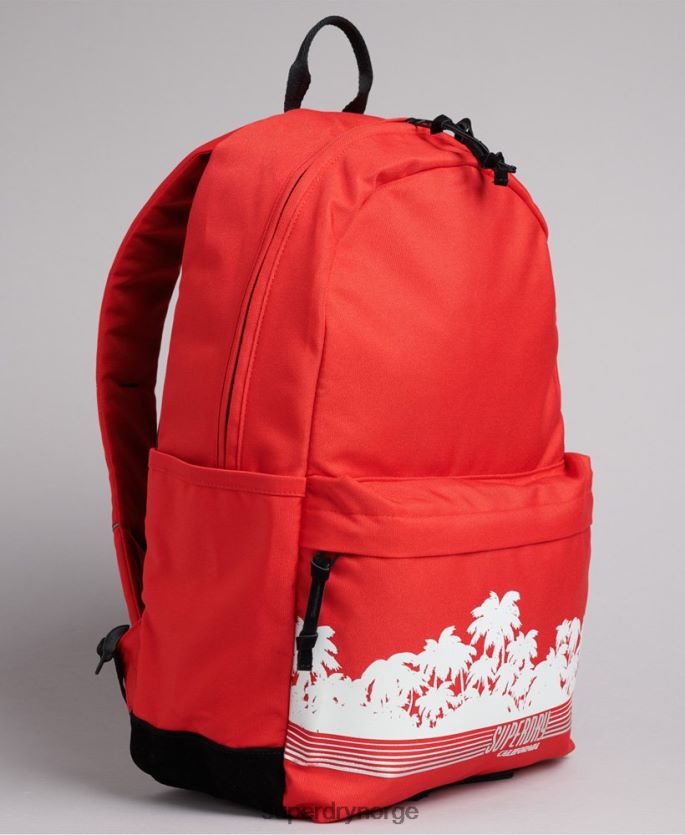 Superdry rosa tilbehør 86P46D1740 grafisk montana ryggsekk kvinner