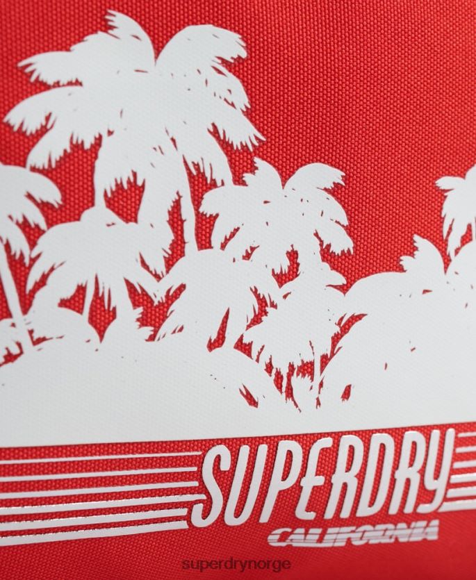 Superdry rosa tilbehør 86P46D1740 grafisk montana ryggsekk kvinner