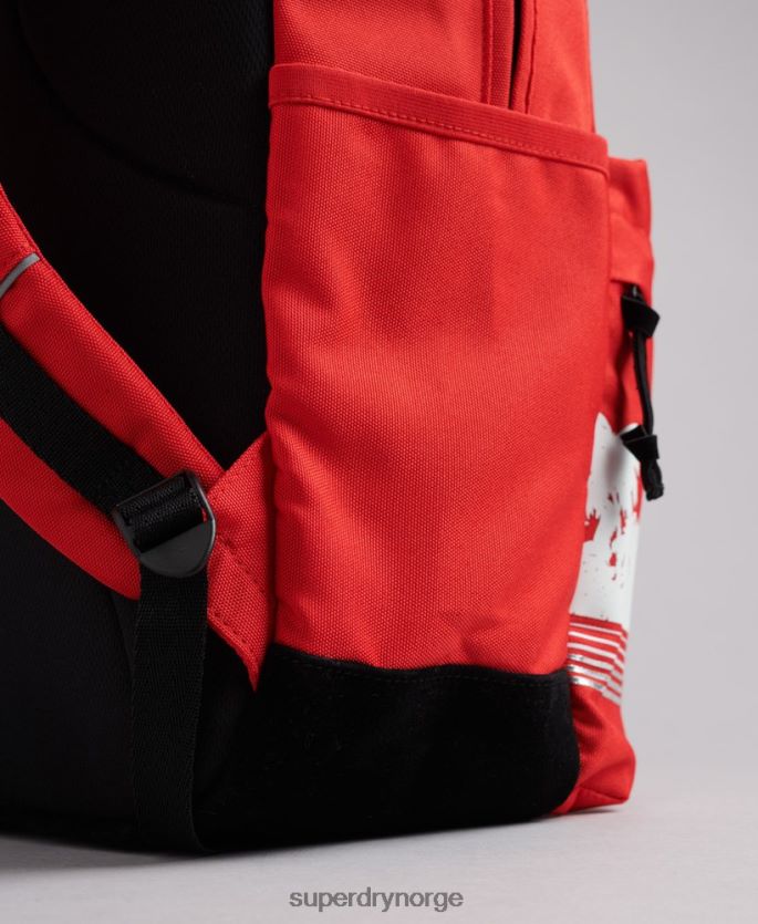 Superdry rosa tilbehør 86P46D1740 grafisk montana ryggsekk kvinner