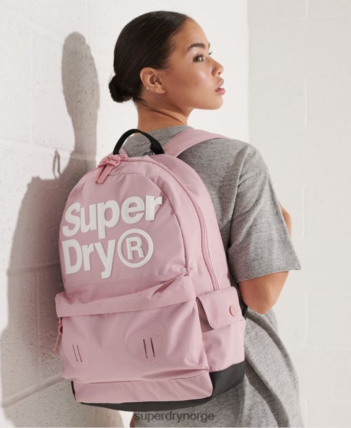 Superdry rosa tilbehør 86P46D4272 kant montana ryggsekk kvinner